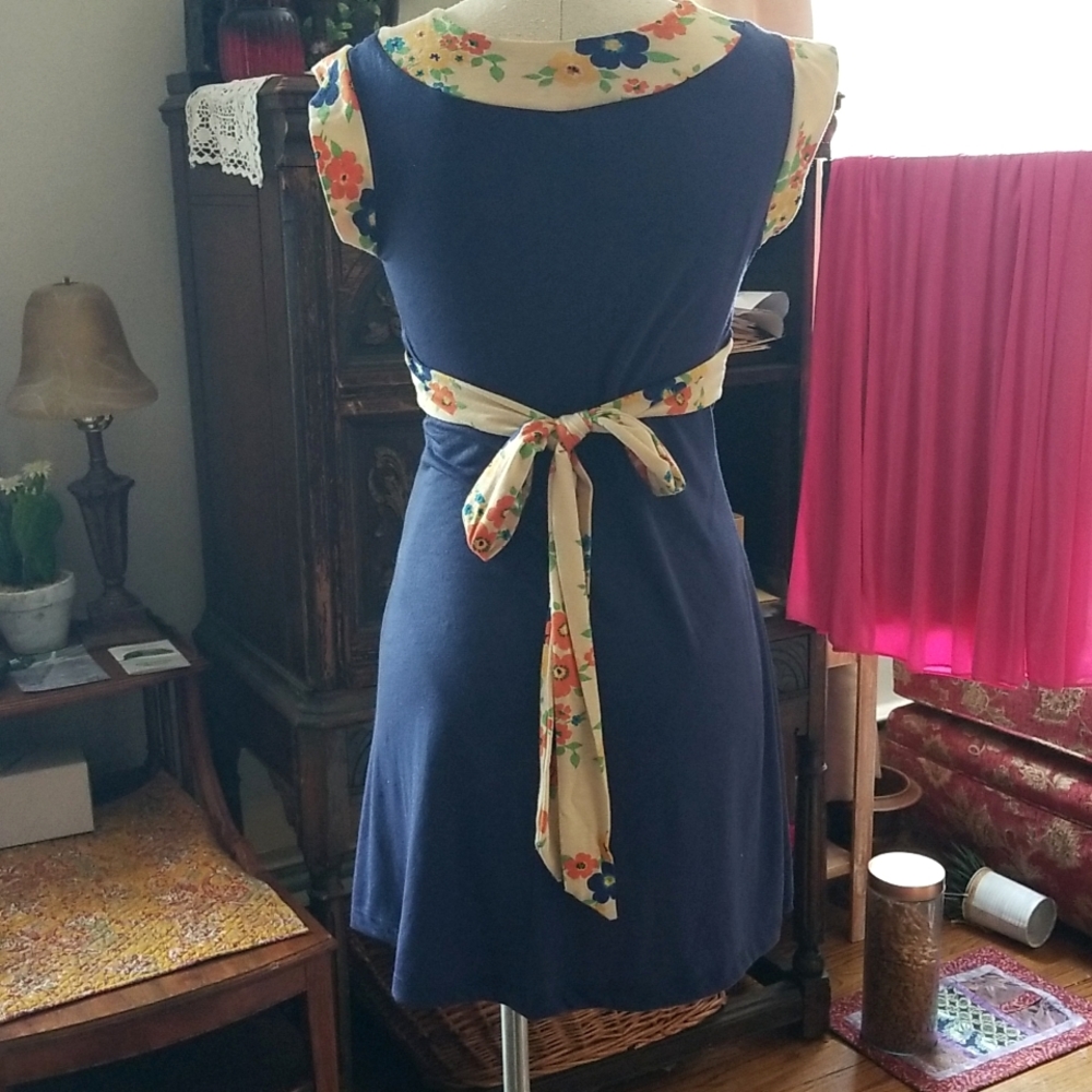 Rare 60s dress Belle de Jour Minidress Very Rare Qaist Tie & Bow Dress